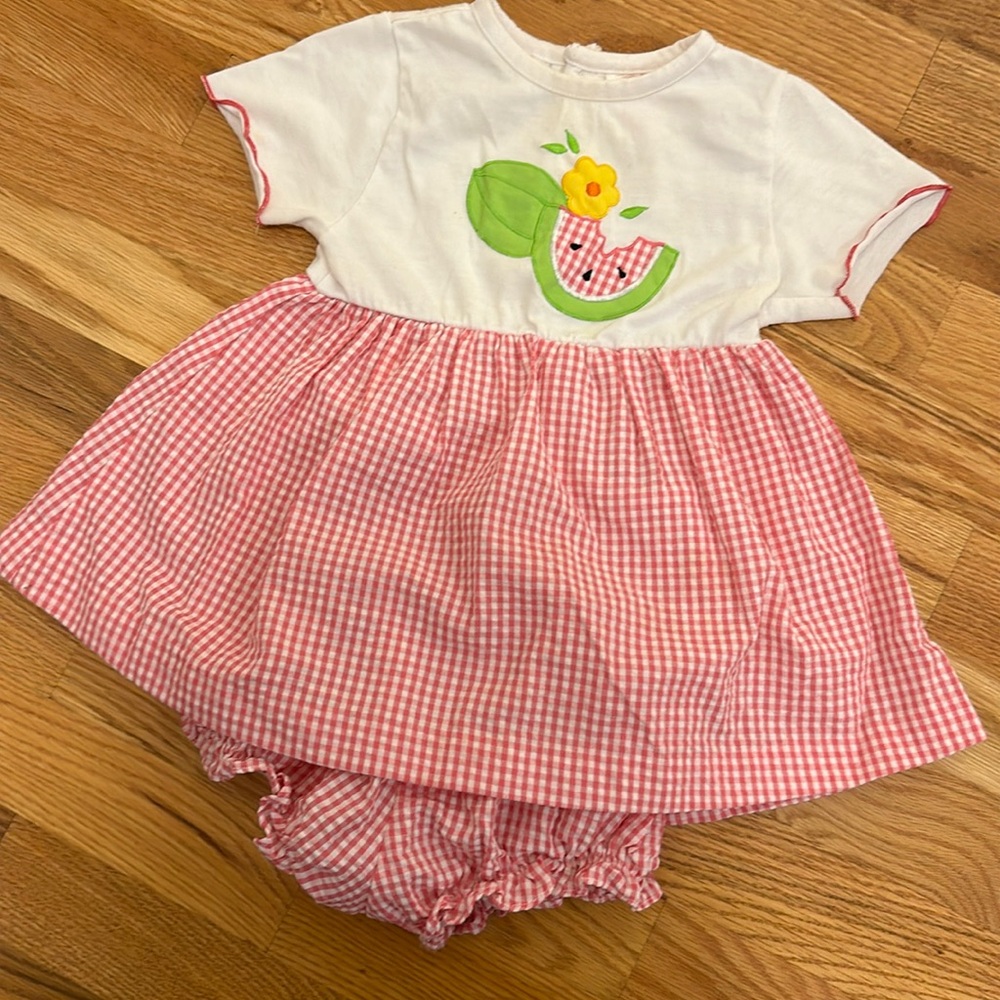 Vintage dress with bloomers 18M